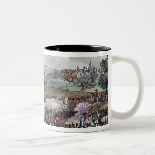 The Centre of the British Army in Action at the Ba Two_Tone Coffee Mug