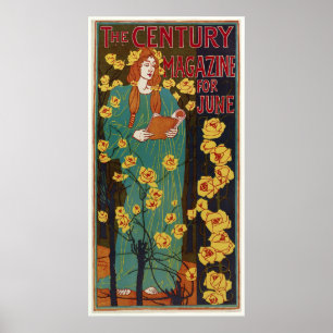 The Century 1896 June cover by Rhead Poster
