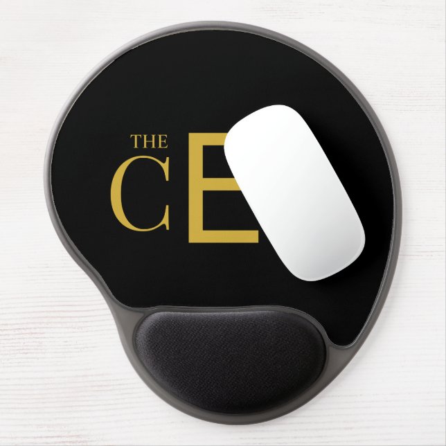 The CEO professional desk graphic gel mouse pad