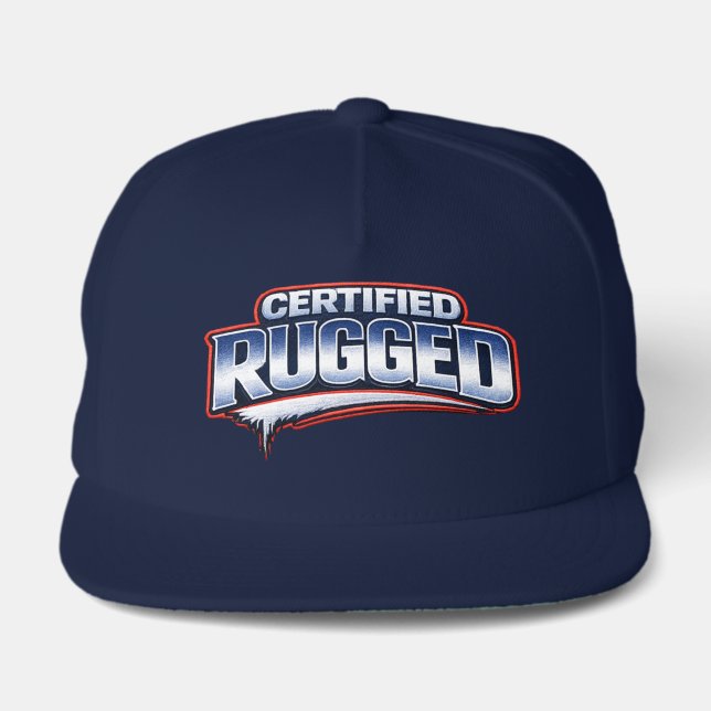 THE CERTIFIED RUGGED SNAPBACK  SNAP BACK HAT (Front)