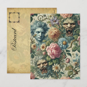 The Cerulean Muse – Gothic Victorian Holiday Postcard