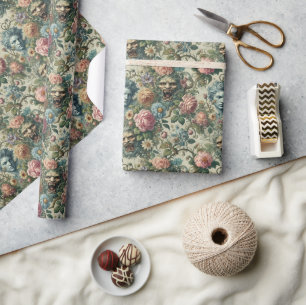 The Cerulean Muse – Gothic Victorian Wrapping Paper