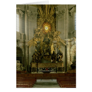 The chair of St. Peter, 1665 Cards