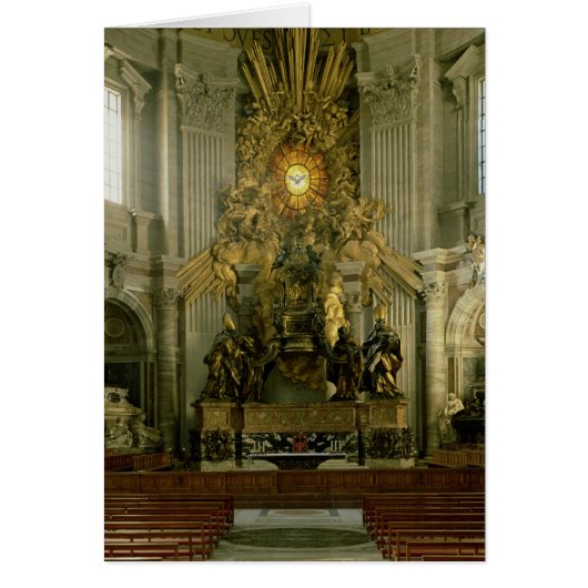 The chair of St. Peter, 1665 Cards (Front)