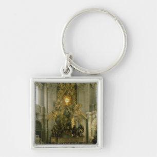 The chair of St. Peter, 1665 Keychain