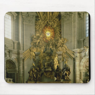 The chair of St. Peter, 1665 Mouse Pad