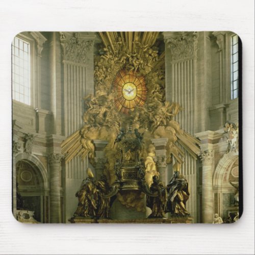 The chair of St Peter 1665 Mouse Pad