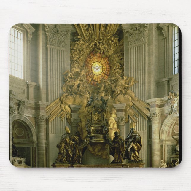 The chair of St. Peter, 1665 Mouse Pad (Front)