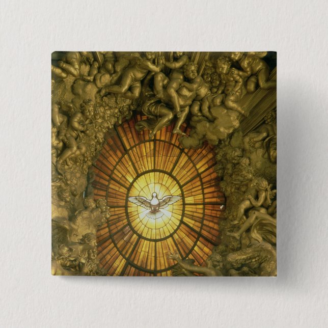 The chair of St.Peter Button (Front)