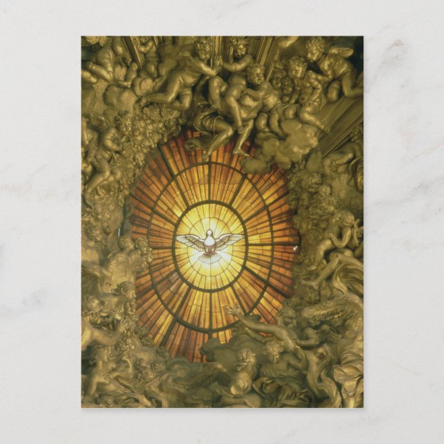 The chair of St.Peter Postcard (Front)