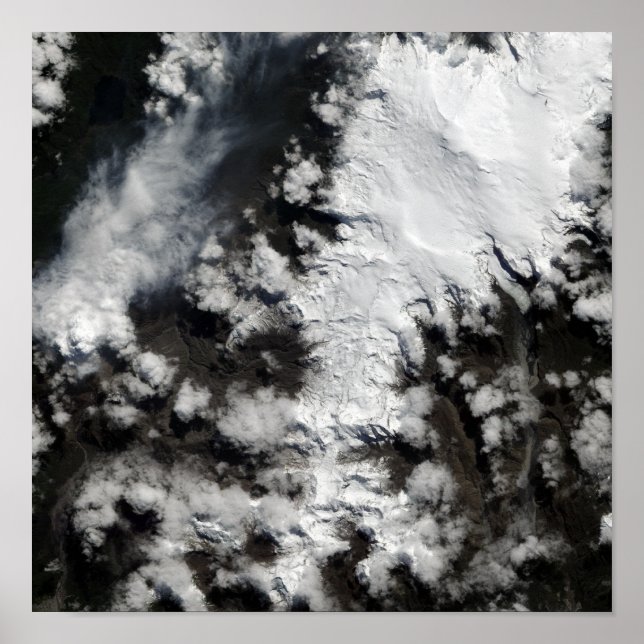 The Chaiten Volcano in Chile Poster (Front)