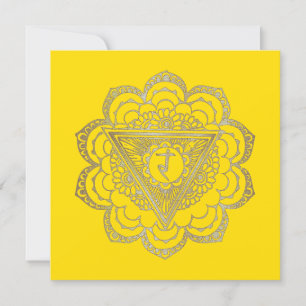 The Chakras Manipura - Greeting Card