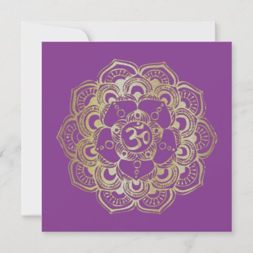 The Chakras Sahasrara _ Greeting Card