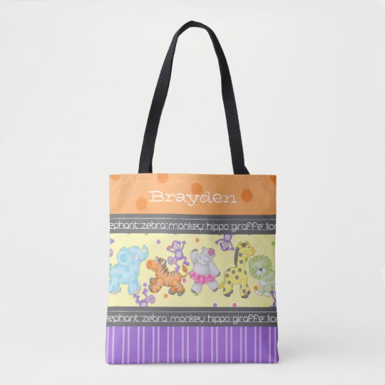 The Chalkboard Jungle Personalized Diaper Bag