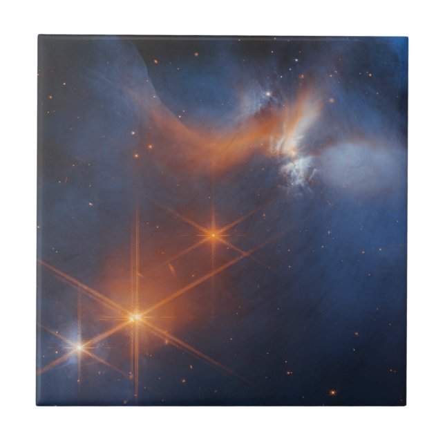 The Chamaeleon I Dark Molecular Cloud Ceramic Tile (Front)