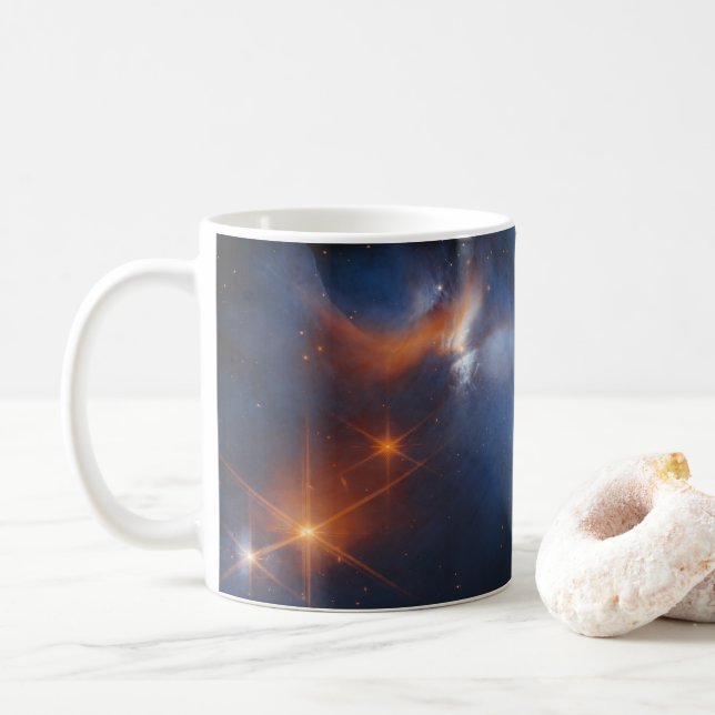 The Chamaeleon I Dark Molecular Cloud Coffee Mug (With Donut)