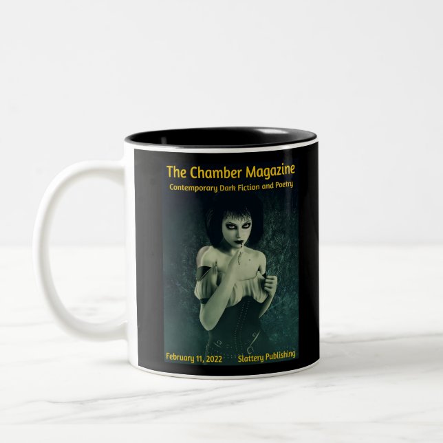 The Chamber Cover February 2022 2-Tone Coffee Mug (Left)