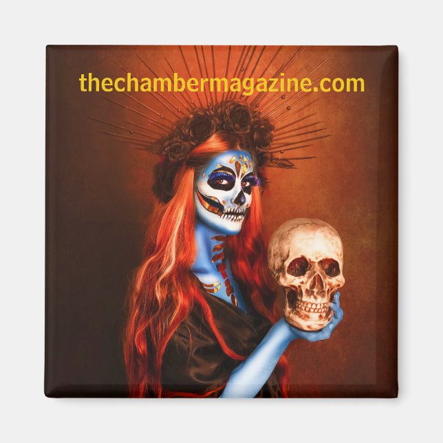 The Chamber Magazine logo Magnet (Front)