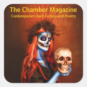 The Chamber Magazine Logo Square Sticker