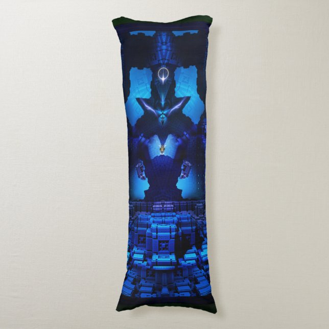 The Chamber Of Talidos by Xzendor7 Body Pillow (Front Vertical)
