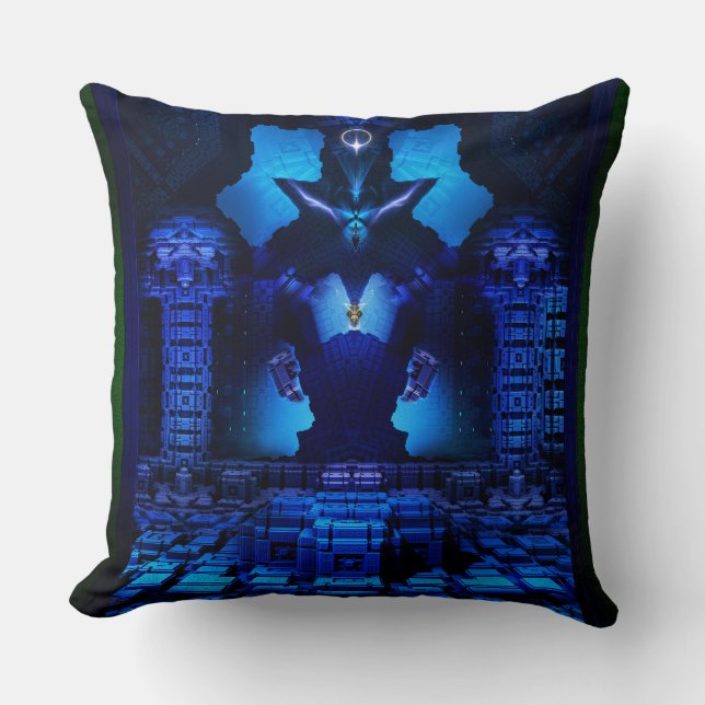 The Chamber Of Talidos by Xzendor7 Throw Pillow (Front)