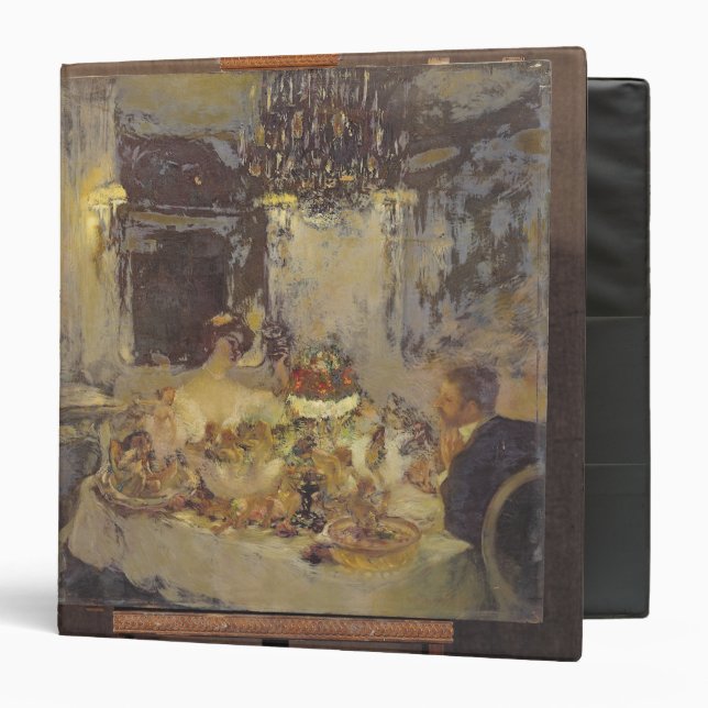 The Champagne 3 Ring Binder (Front/Inside)
