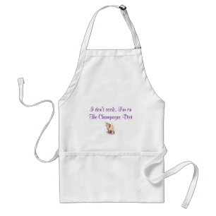 The Champagne Diet Adult Apron