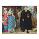 The Chance Meeting c. 1907 By Kate Elizabeth Bunce Faux Canvas Print