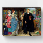 The Chance Meeting c. 1907 By Kate Elizabeth Bunce Wooden Box Sign