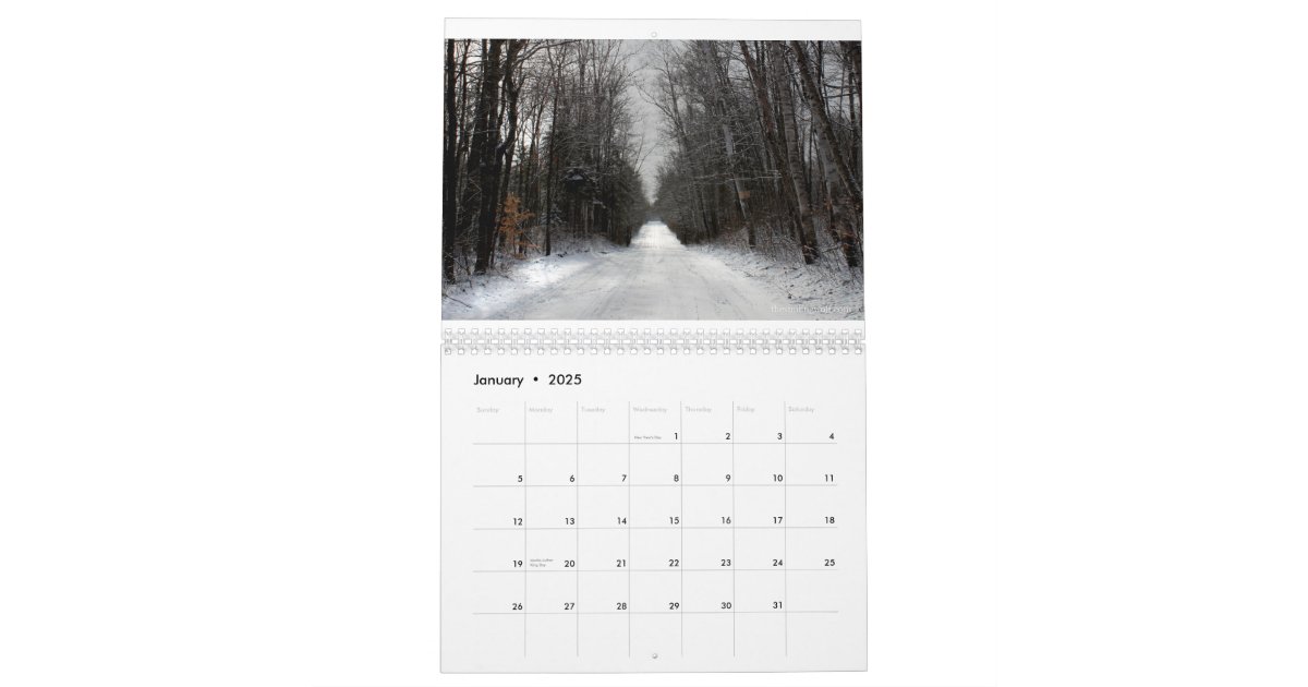 The Changing Seasons of Michigan's Upper Peninsula Calendar Zazzle