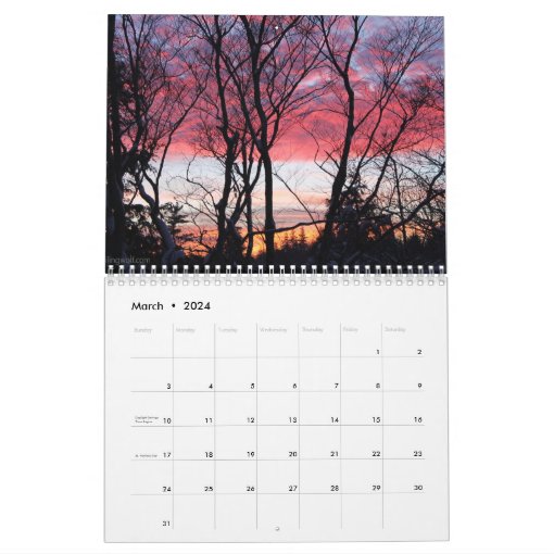 The Changing Seasons of Michigan's Upper Peninsula Calendar Zazzle