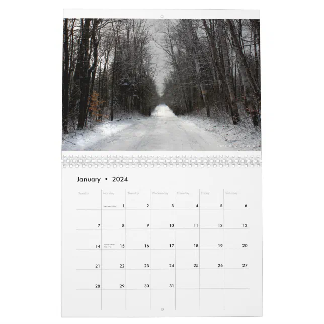 The Changing Seasons of Michigan's Upper Peninsula Calendar Zazzle