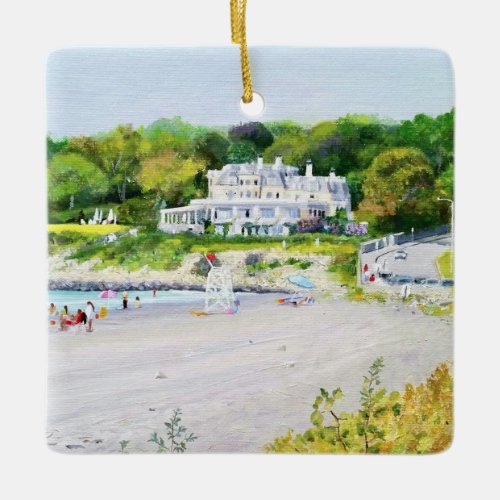 The Chanler at First Beach Newport RI Ornament