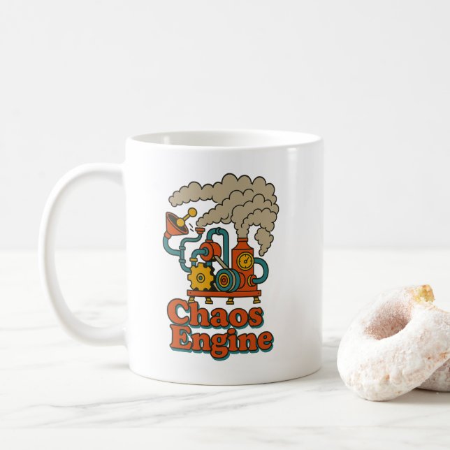 The Chaos Engine Mug (With Donut)