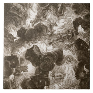 The Chaos, engraved by Bernard Picart (1673-1733), Tile