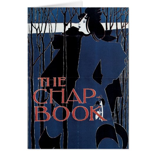 The Chap-Book ~ Blue Lady Cards (Front)