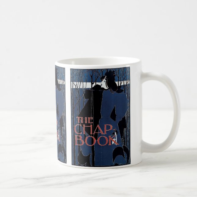 The Chap-Book ~ Blue Lady Coffee Mug (Right)