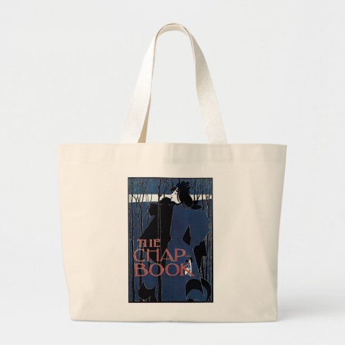 The Chap_Book  Blue Lady Large Tote Bag