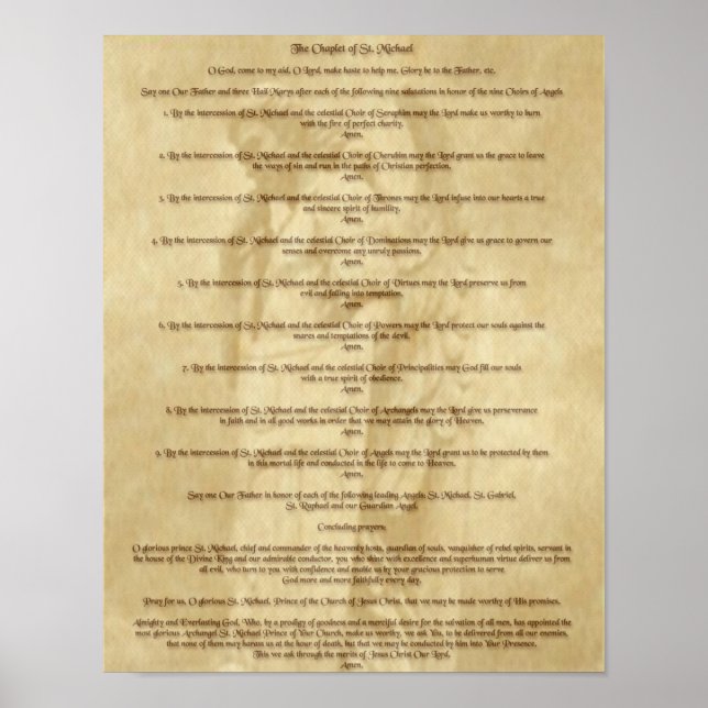 The Chaplet of St. Michael Poster (Front)