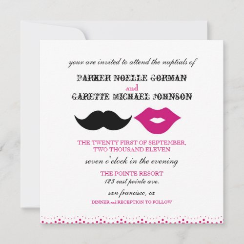 THE CHAPLIN - FUCSHIA ANNOUNCEMENTS