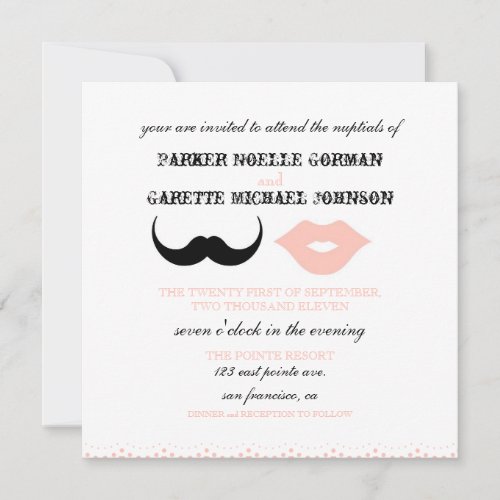 THE CHAPLIN - PRIMROSE PERSONALIZED INVITATIONS
