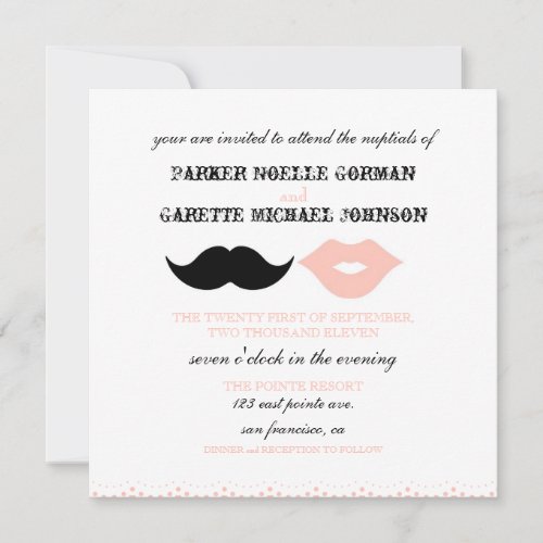 THE CHAPLIN - PRIMROSE CUSTOM INVITATIONS