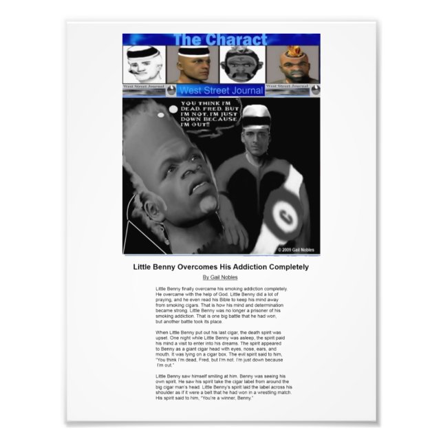 The Charact Stories Photo Print (Front)