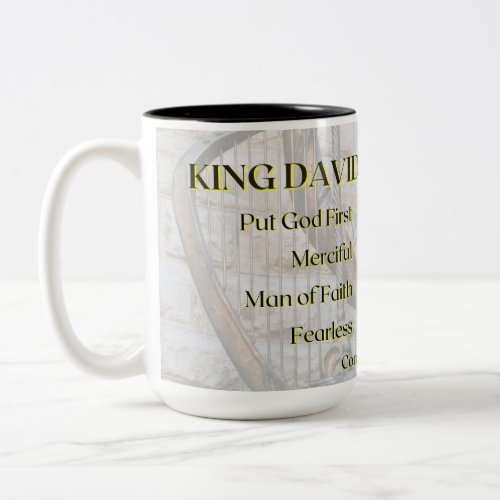 The Character Of King David Two_Tone Coffee Mug