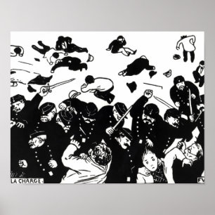 The Charge, 1893 Poster