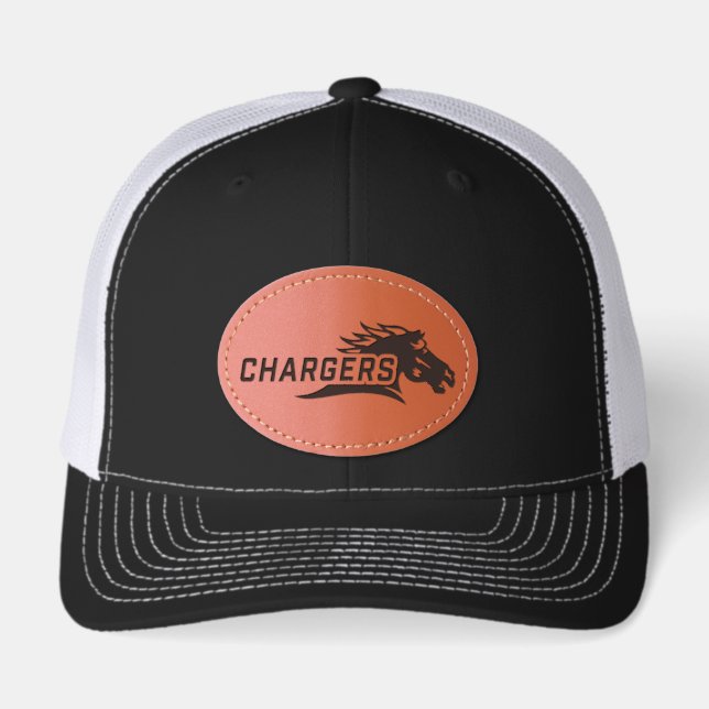 The Charger Spirit Leather Patch Hat (Front)