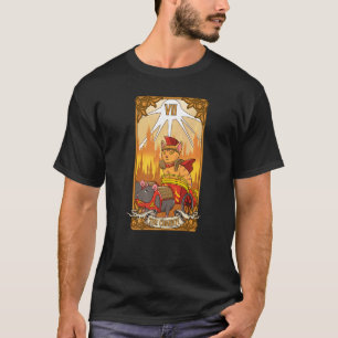 The Chariot Cat Arcana Tarot Card Mystical Wiccan T-Shirt