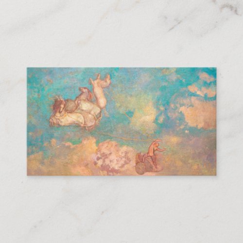 The Chariot Of Apollo 1905 By Odilon Redon Business Card