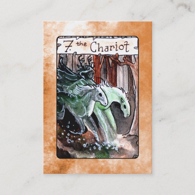 The Chariot Tarot Card (Front)