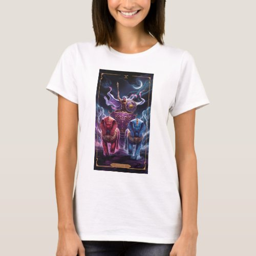 The Chariot Tarot Card T_Shirt